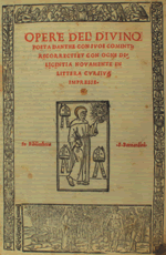Title page to Stagnino's 1520 edition
